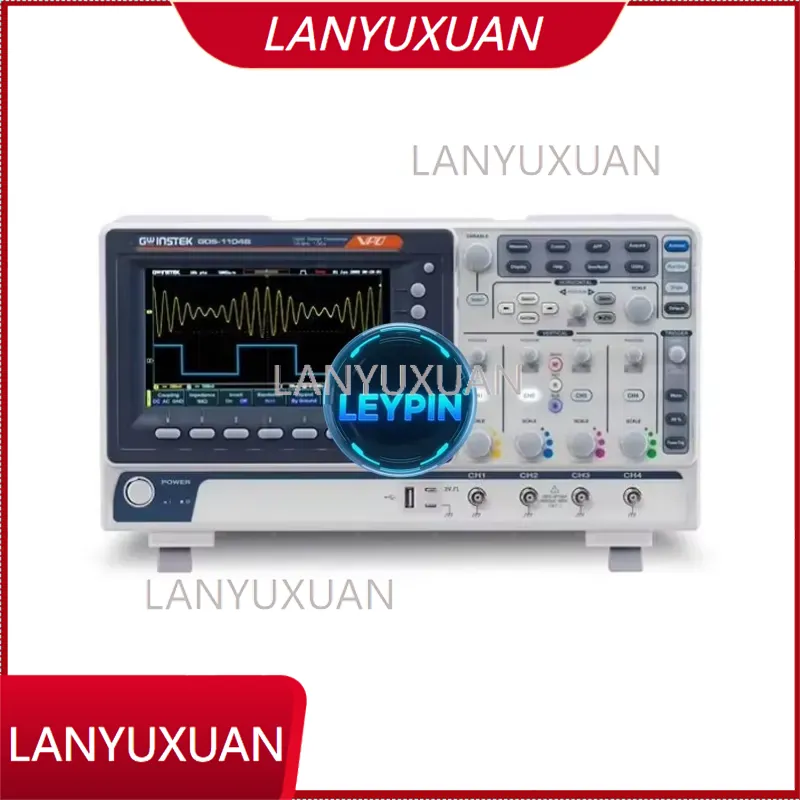 Digital Storage Oscilloscope 4 Channel 100Mhz - GWinstek GDS-1104B 4-kanaals 100MHz digitale opslagoscilloscoop