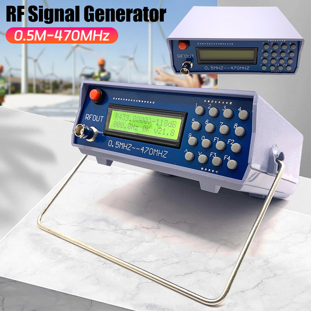 Rf Signal Generator 0.5Mhz To 470Mhz - RF-signaalgenerator 0,5 MHZ‑470 MHZ Audio-modulatie Signaalbron