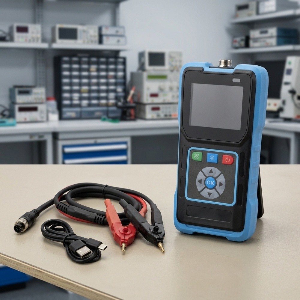 Battery Internal Resistance Tester Four Wire - BT02: interne weerstandsmeter voor batterijen, meetbereik