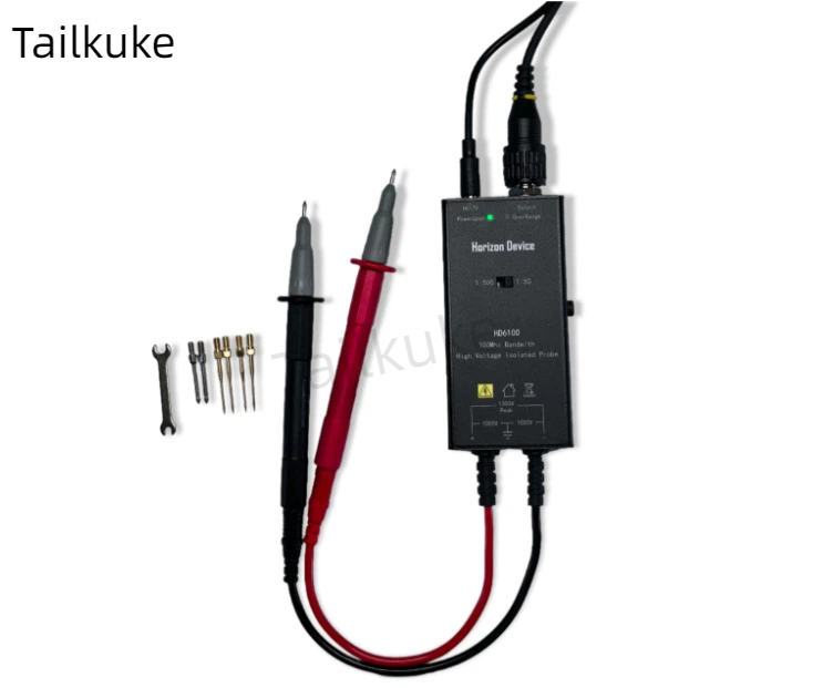 High Voltage Differential Probe 100Mhz 1300V - Actieve sonde Hoogspanningsisolatie Differentiële sonde 100