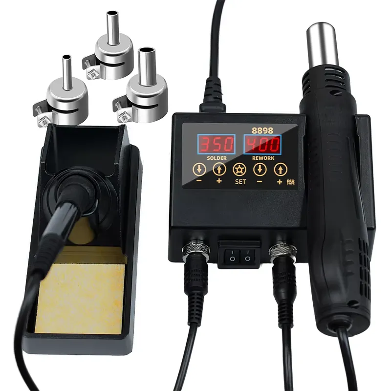 60W LED Digitaal Display Hetel - Smd Rework Station Hot Air Soldering 2 In 1 recensie en prijs
