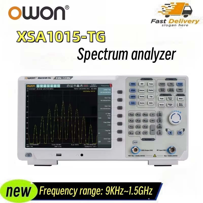 OWON XSA1015P - TG 9kHz - 1,5G - Spectrum Analyzer Tracking Generator 1.5Ghz recensie en prijs