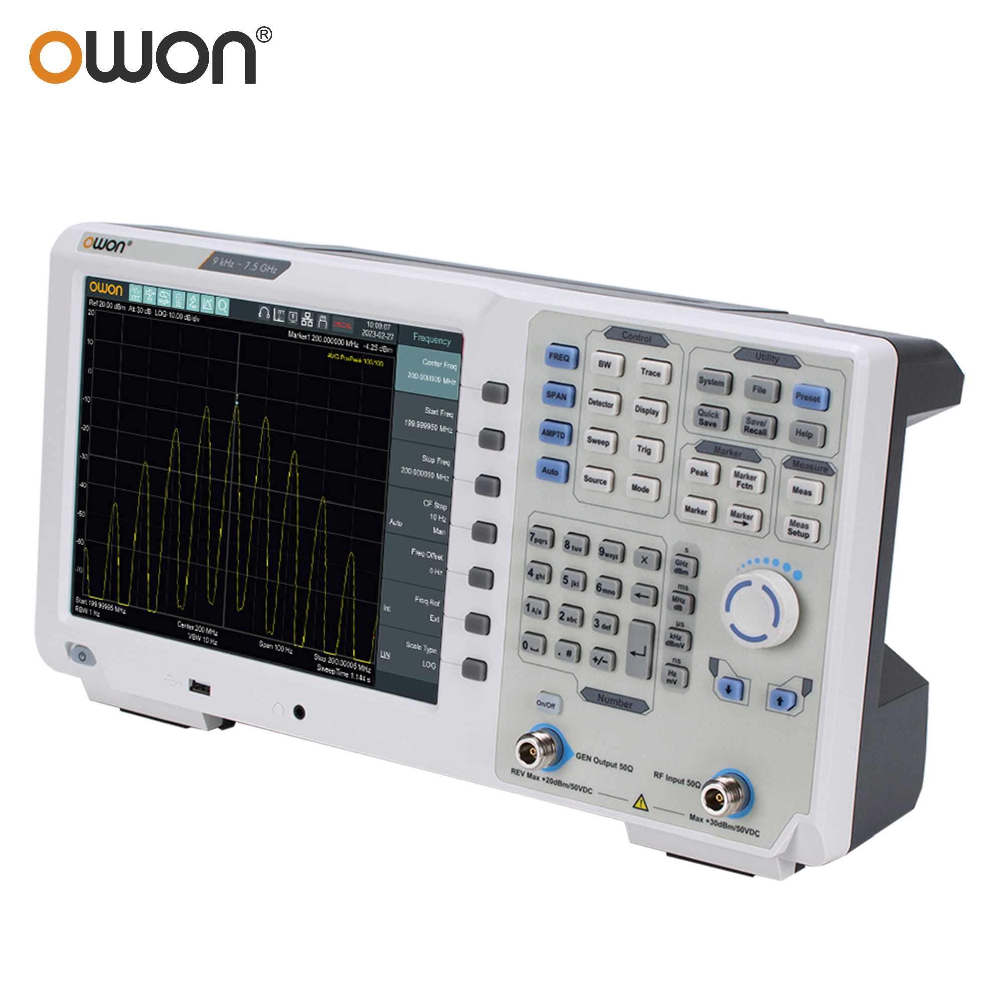OWON XSA1015P - TG 9kHz - 1,5G - Spectrum Analyzer Tracking Generator 1.5Ghz recensie en prijs