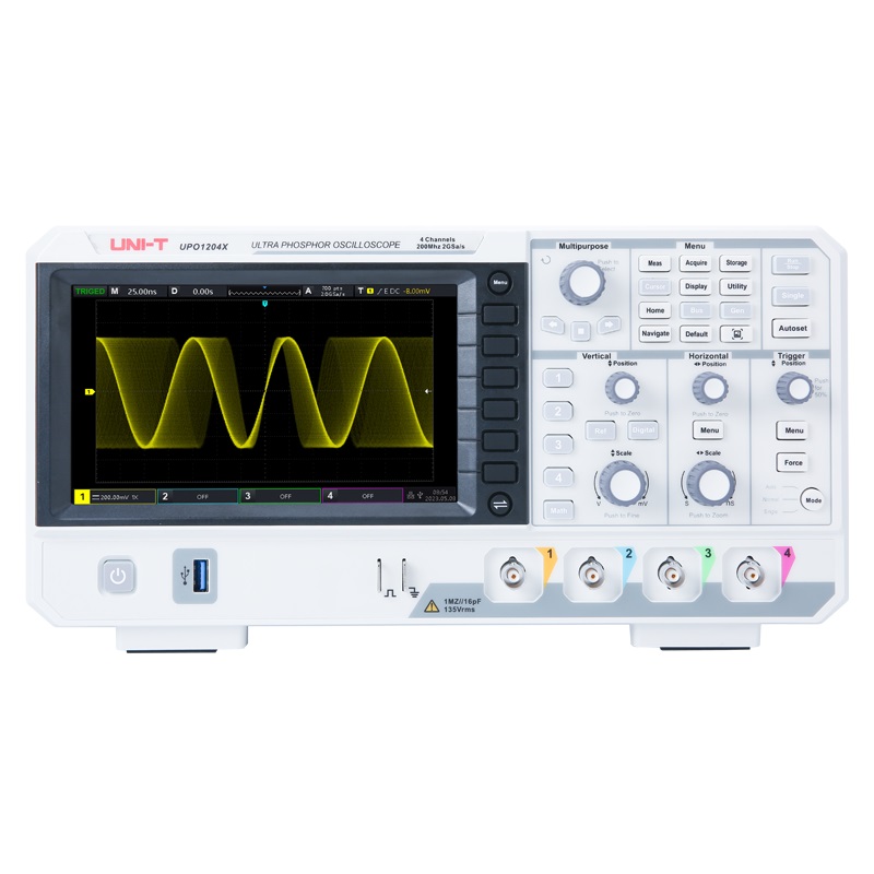 UNI-T UPO1104X 100 MHz digital - Digital Storage Oscilloscope 4 Channel 100Mhz recensie en prijs