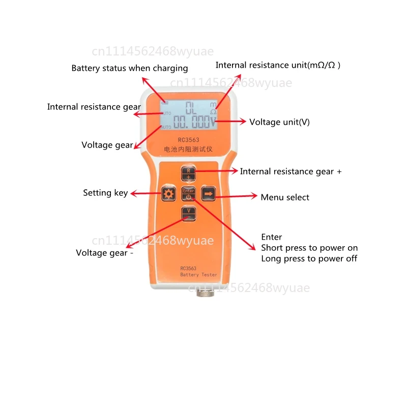 RC3563 Batterij Interne Weerst - Battery Internal Resistance Tester Four Wire recensie en prijs