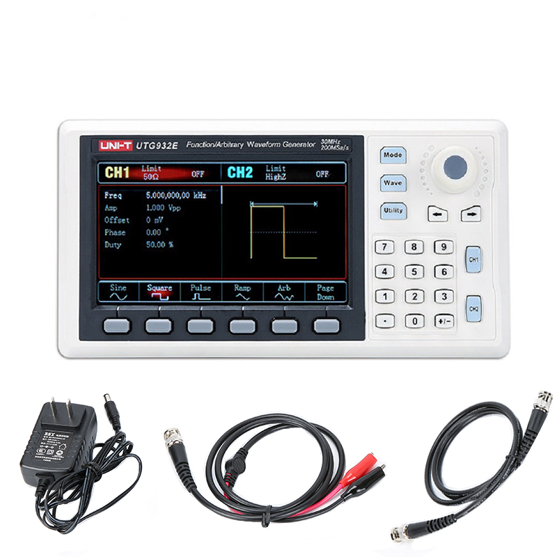 UTG962E Functie Willekeurige G - Dual Channel Arbitrary Waveform Function Generator 60Mhz recensie en prijs