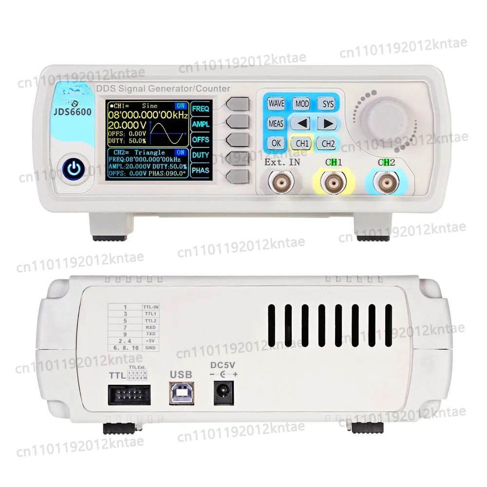 JDS6600 15/30/40/50/60MHz DDS  - Dual Channel Arbitrary Waveform Function Generator 60Mhz recensie en prijs