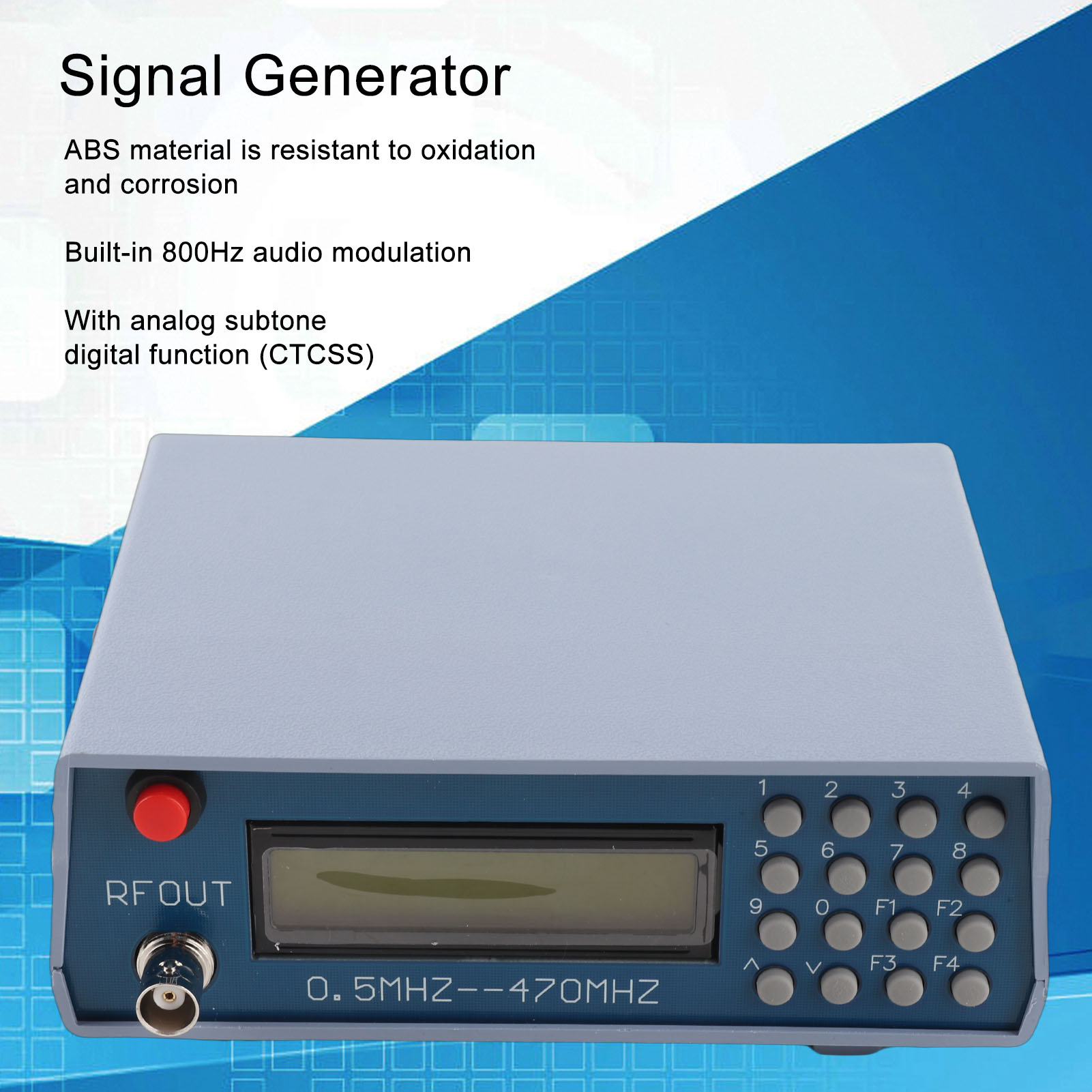 RF-signaalgenerator Audiomodul - Rf Signal Generator 0.5Mhz To 470Mhz recensie en prijs