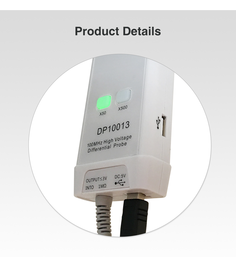 2025Micsig Oscilloscoop 1300V  - High Voltage Differential Probe 100Mhz 1300V recensie en prijs