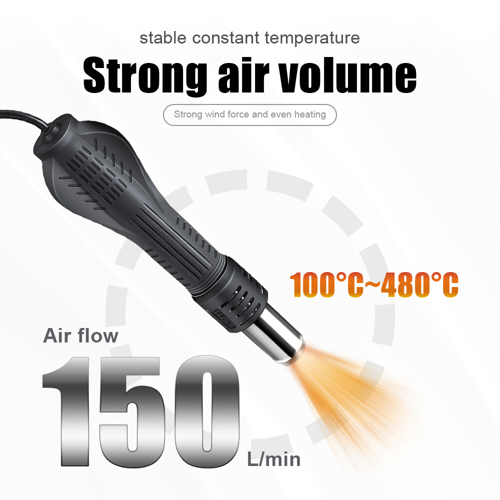 2 in 1 750 W Heteluchtpistool  - Smd Rework Station Hot Air Soldering 2 In 1 recensie en prijs