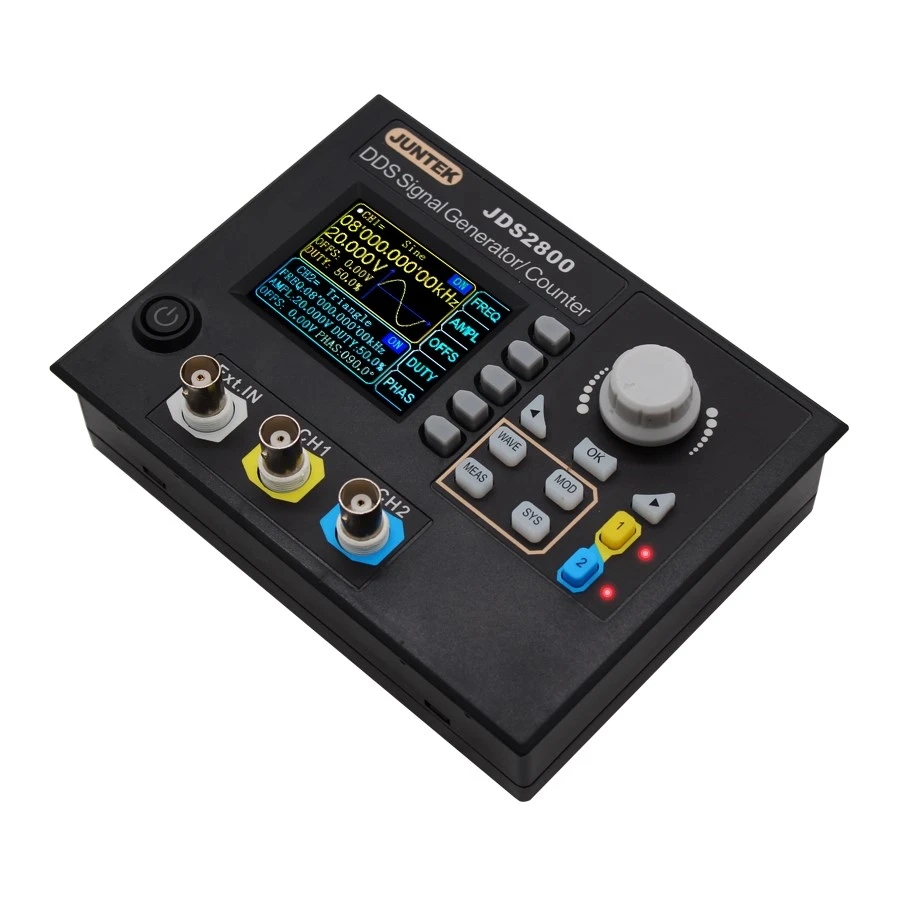 JDS2800-15M 60MHz DDS Functie  - Dual Channel Arbitrary Waveform Function Generator 60Mhz recensie en prijs