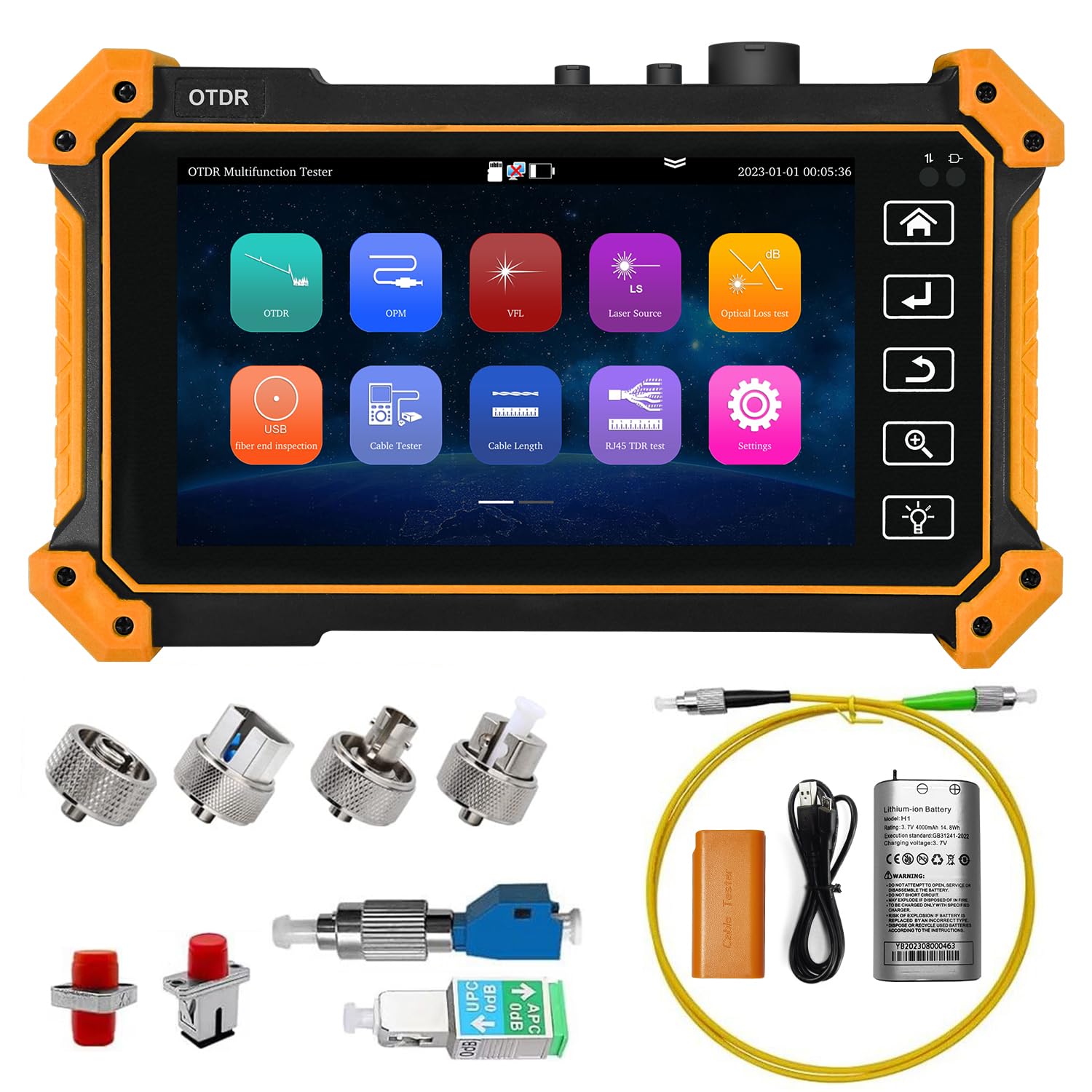 5,5 inch OTDR Fiber Tester Opt - Optical Time Domain Reflectometer Otdr 1310 1550Nm recensie en prijs