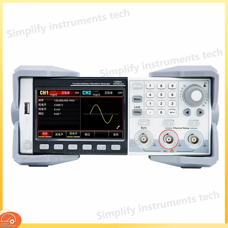 Hoge Precisie Willekeurige Gol - Dual Channel Arbitrary Waveform Function Generator 60Mhz recensie en prijs