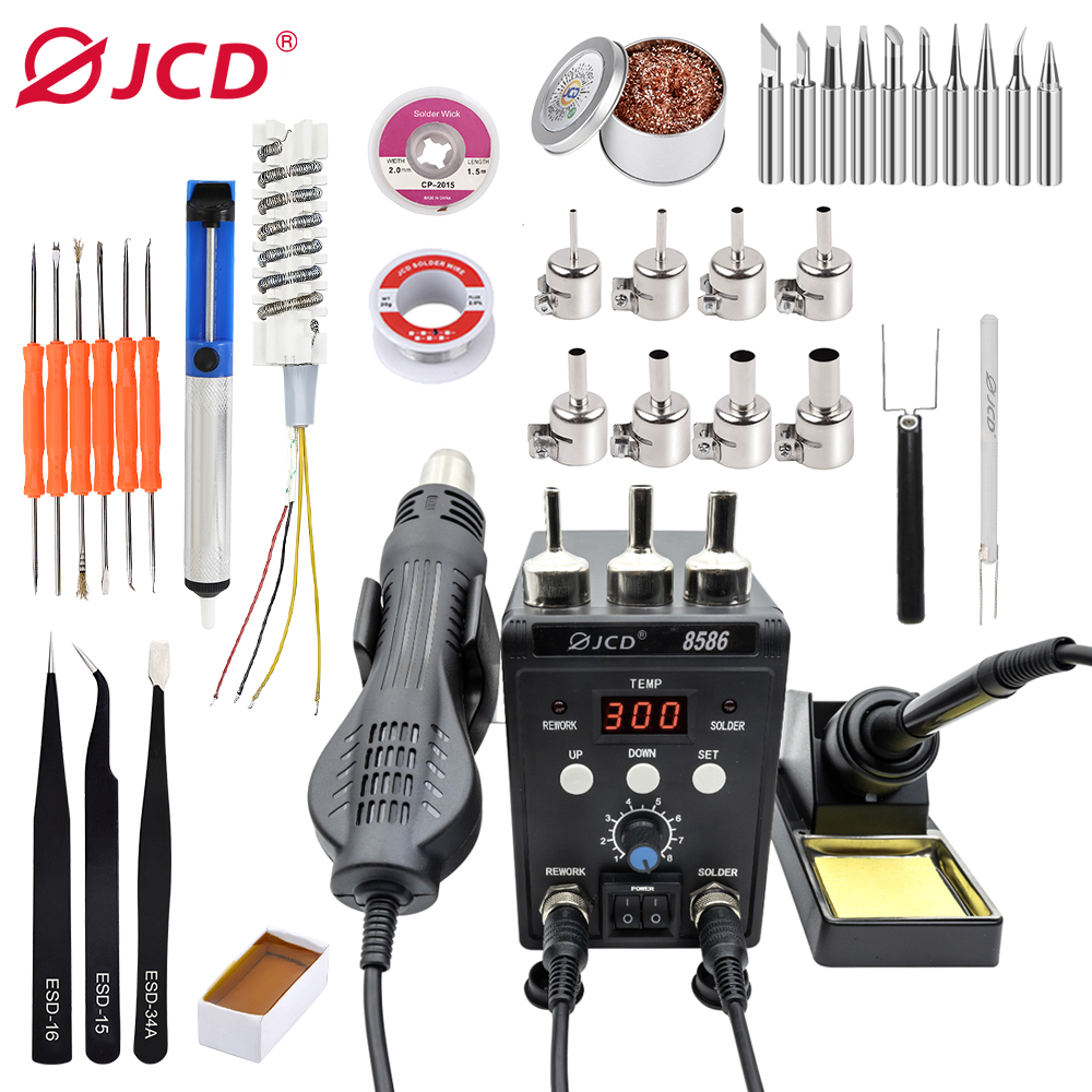 JCD 2-in-1 Soldeerstation 8586 - Smd Rework Station Hot Air Soldering 2 In 1 recensie en prijs