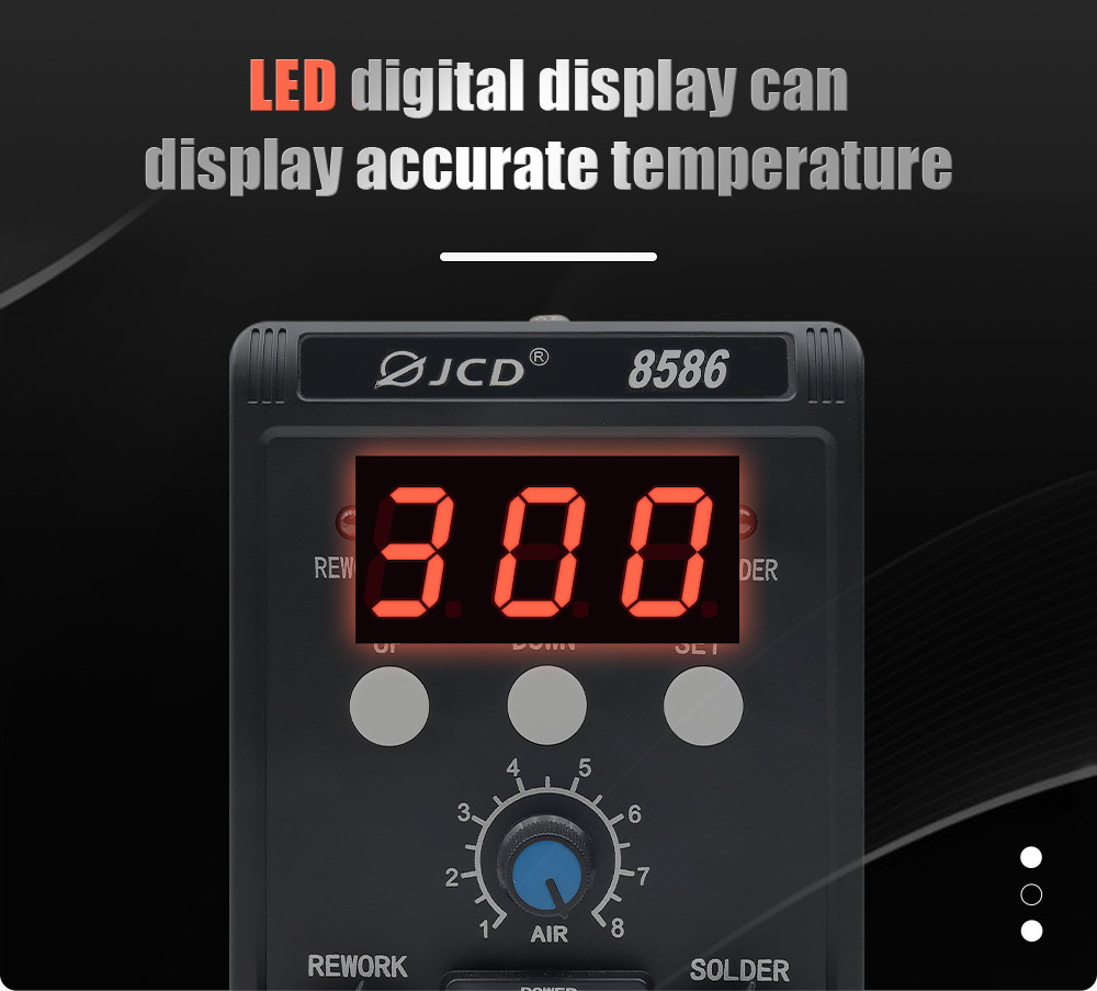 JCD 2-in-1 Soldeerstation 8586 - Smd Rework Station Hot Air Soldering 2 In 1 recensie en prijs