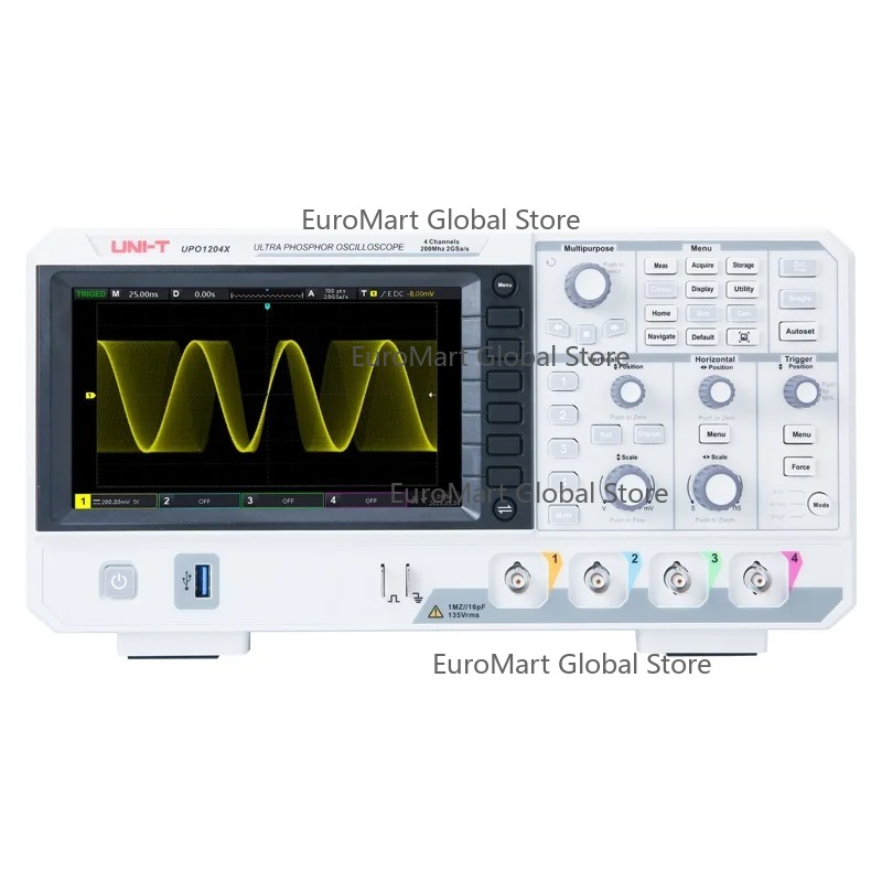 UPO1104X 100MHz Digitale Oscil - Digital Storage Oscilloscope 4 Channel 100Mhz recensie en prijs