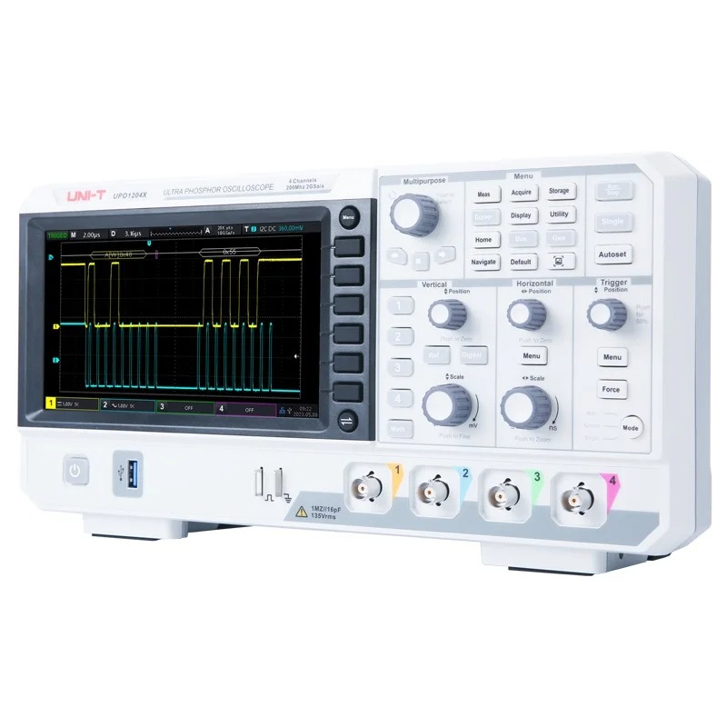 UPO1104X 100MHz Digitale Oscil - Digital Storage Oscilloscope 4 Channel 100Mhz recensie en prijs
