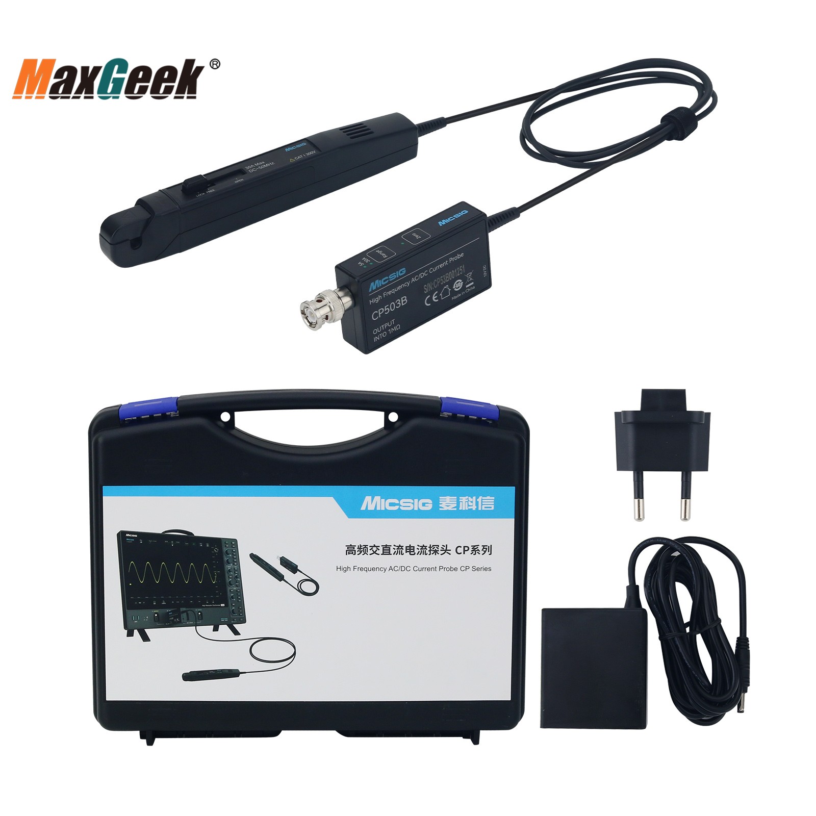 Micsig Hoge Frequentie CP503B  - Current Probe Ac Dc 50Mhz Oscilloscope recensie en prijs