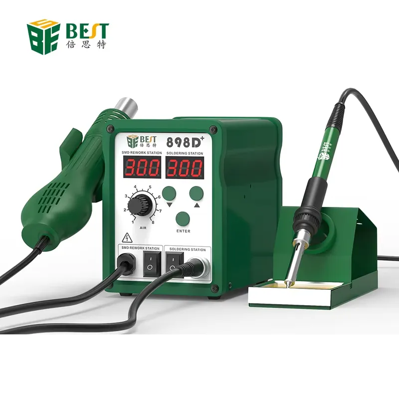 BST-898d+ Digitaal Soldeerstat - Smd Rework Station Hot Air Soldering 2 In 1 recensie en prijs
